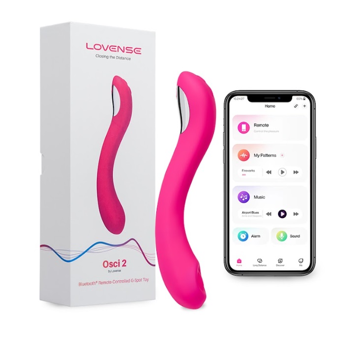 Lovense Osci 2 Rung G-spot Lắc Đẩy Mạnh