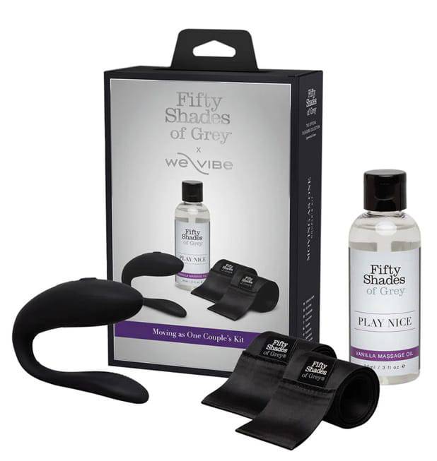Set We-Vibe Sync Lite Dầu Massage Fifty Shades