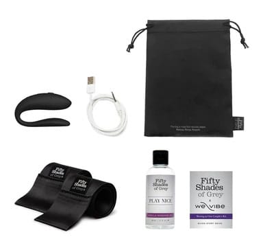 Set We-Vibe Sync Lite + Dầu Fifty Shades Đôi Hoàn Hảo