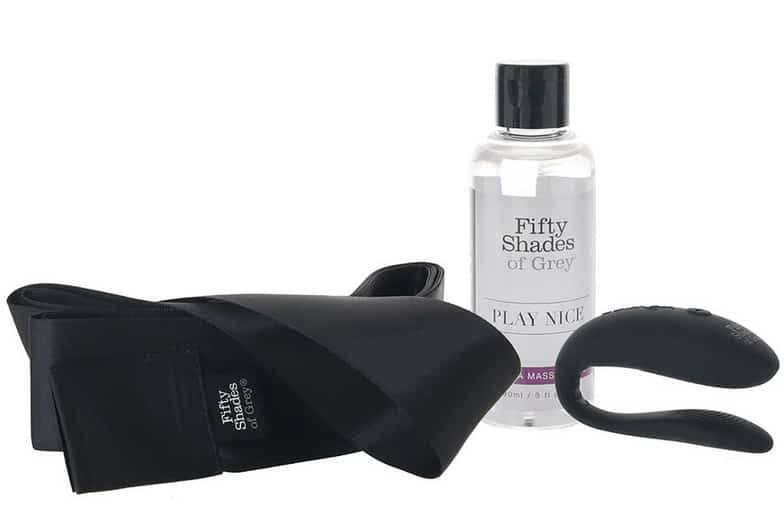 Set We-Vibe Sync Lite + Dầu Fifty Shades Đôi Hoàn Hảo