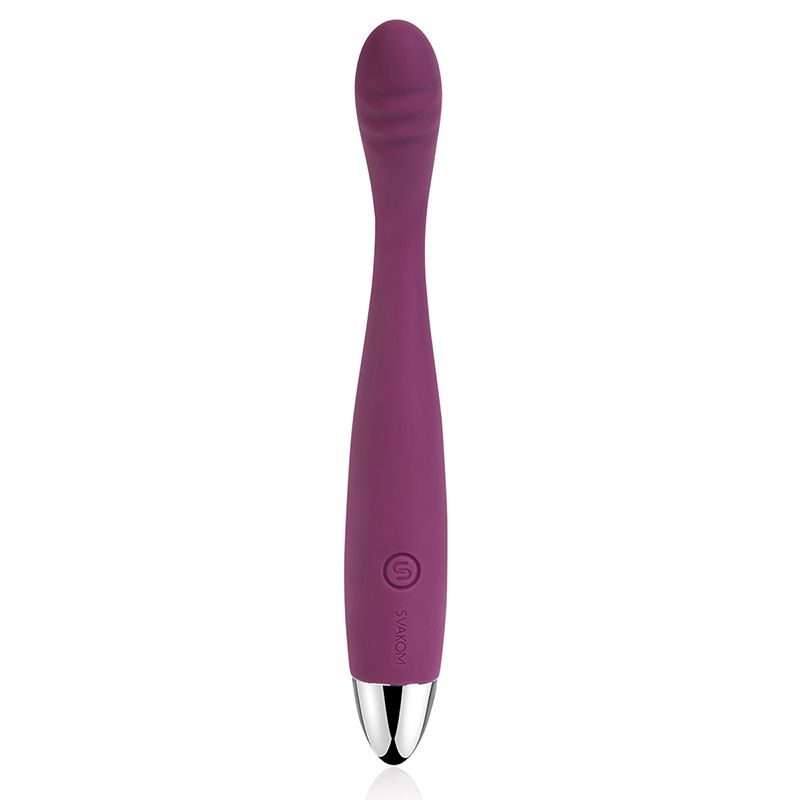 SVAKOM Cici Gậy uốn cong tím G-spot âm vật 18cm