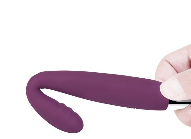 SVAKOM Cici Gậy uốn cong tím G-spot âm vật 18cm
