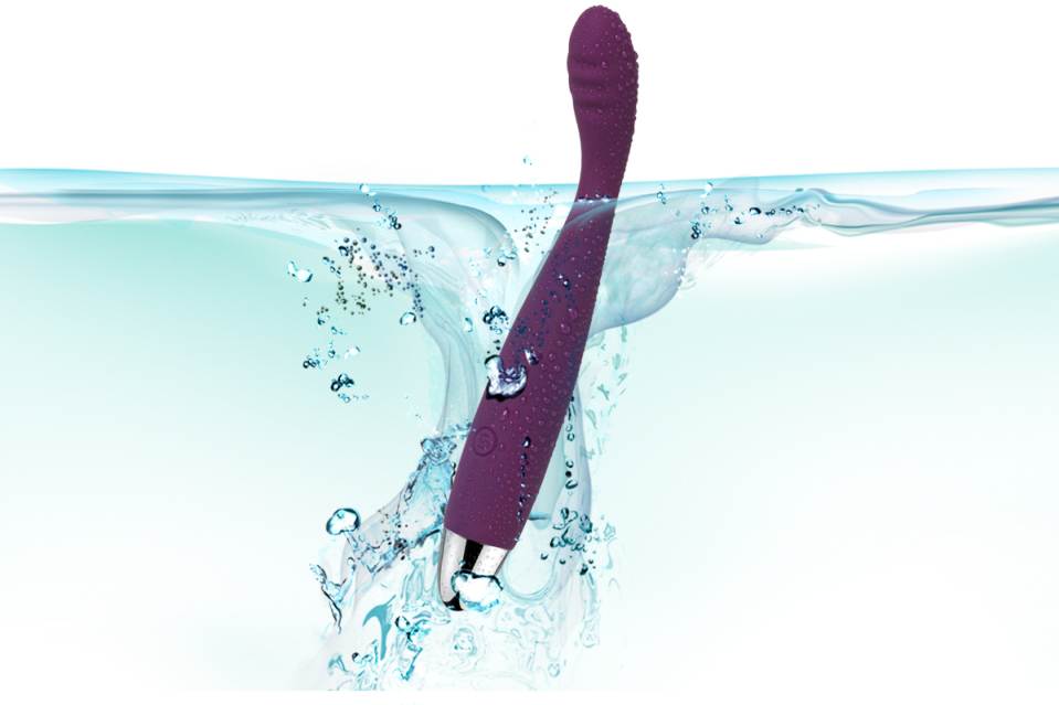 SVAKOM Cici Gậy uốn cong tím G-spot âm vật 18cm