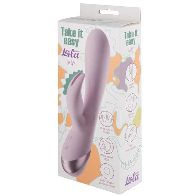 Rabbit Vibrator Lola Take It Easy May Tím Gập Ưu Việt