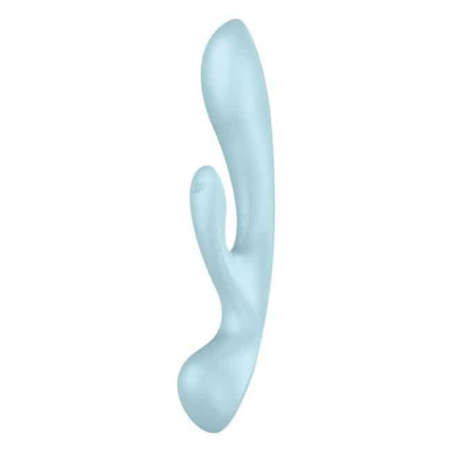 Satisfyer Triple Oh 2in1 Xanh Dương Đa Năng Rung Đỉnh
