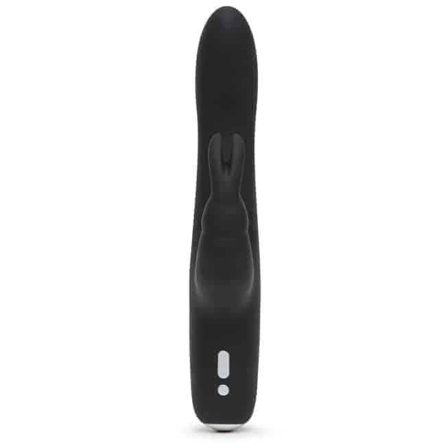 Fifty Shades Greedy Girl Rabbit Vibro Đen Mỏng, Bùng Nổ