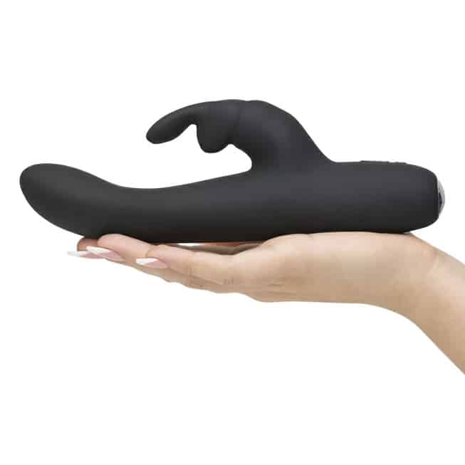 Fifty Shades Greedy Girl Rabbit Vibro Đen Mỏng, Bùng Nổ