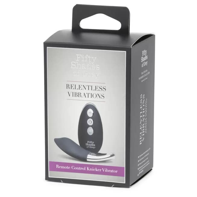 Fifty Shades Panties Vibrator Remote Đen Bí Mật