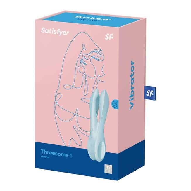 Satisfyer Threesome 1 Xanh Dương Nipple Clit