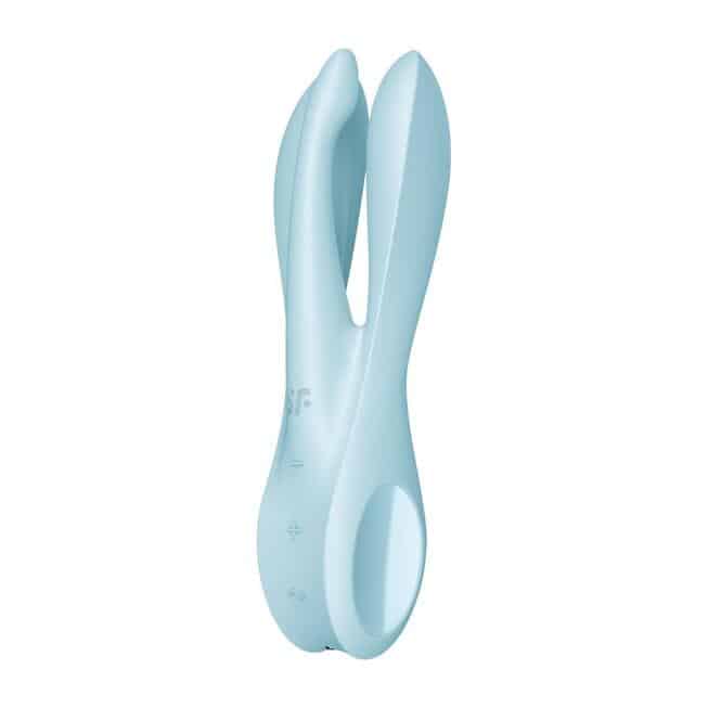 Satisfyer Threesome Xanh Nipple Clit Đa Năng Vui