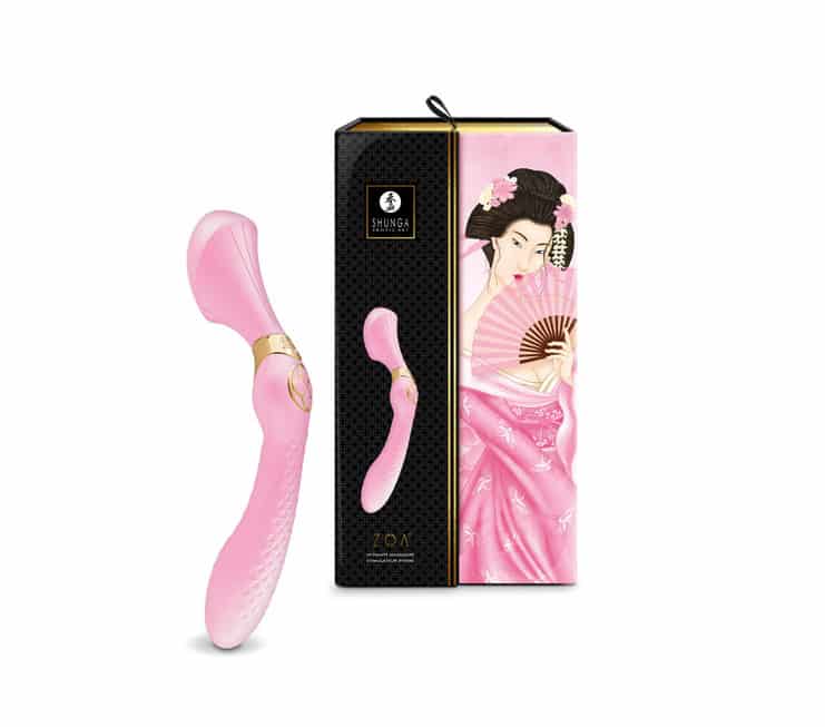 Massager Zoa Rung Đôi Hồng Đa Tốc Siêu Thăng Hoa