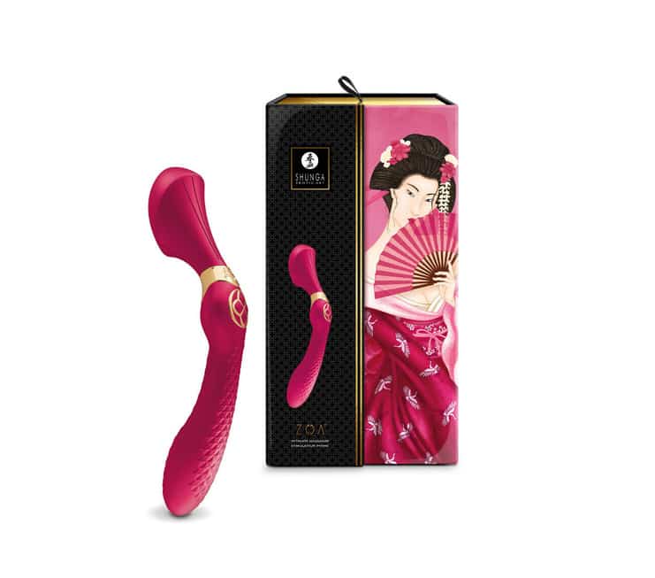 Shunga Zoa vibromassage đôi mâm xôi sướng mê ly