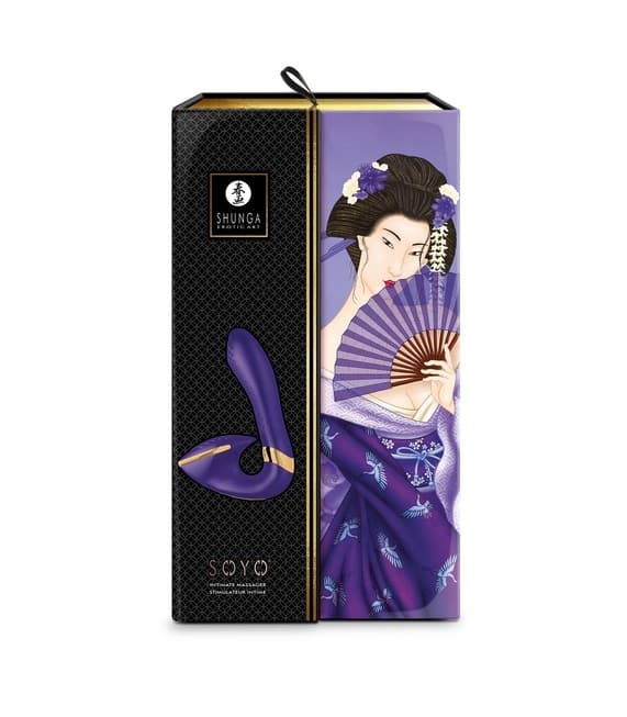 Vibrator Shunga Soyo Tím G-Spot Clit Rộng Đa Năng[gunshop]​