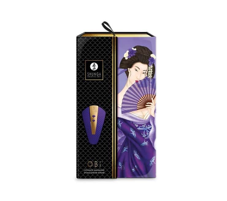 Rung Âm Hạch Shunga Obi Tím Sang Trọng Thỏa Mãn Mạnh Mẽ