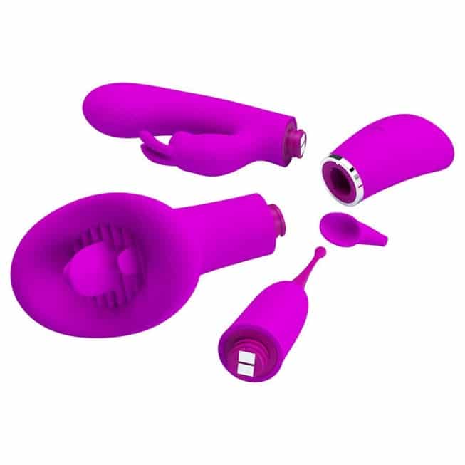 Pretty Love Thrill Kit Tím Đầu Đổi 5 Cấp Đa Năng