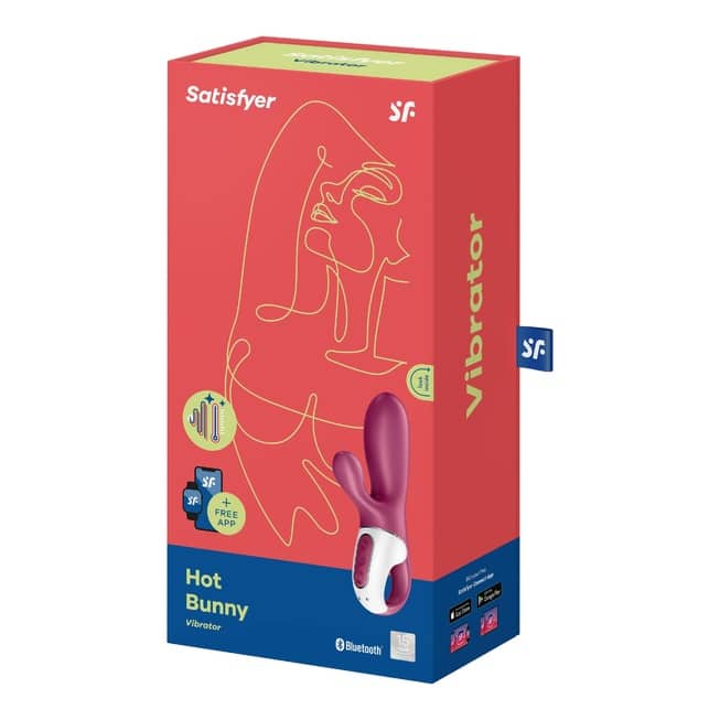 Satisfyer Hot Bunny Rabbit Nóng Quả Mọng 17.5cm App