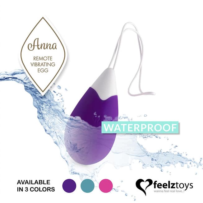 FeelzToys Anna Trứng Rung Tím App Điều Khiển Xa