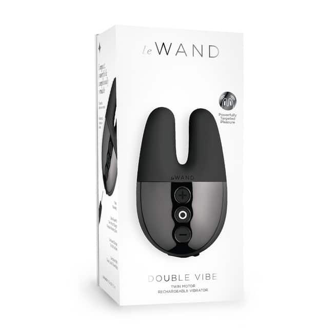 Le Wand Graphite vibe đôi dao động mạnh bunny ears cực khoái