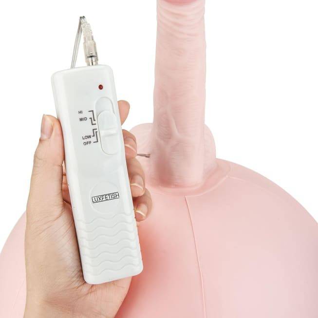 Vibro Bóng Thổi Hồng Lux Fetish 15cm Kích Thích Mạnh