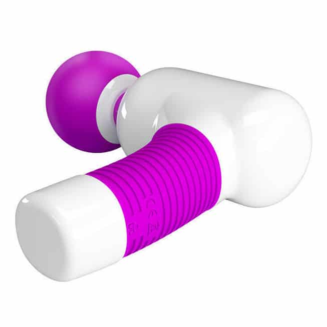 Vibratör Pretty Love Magic Gun hồng 20cm mạnh mẽ đa chế độ