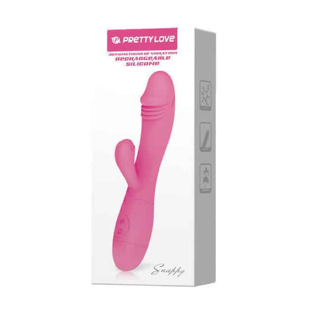 Vibrator Thỏ Snappy Hồng Đánh G-spot Rung Mạnh Bùng Nổ