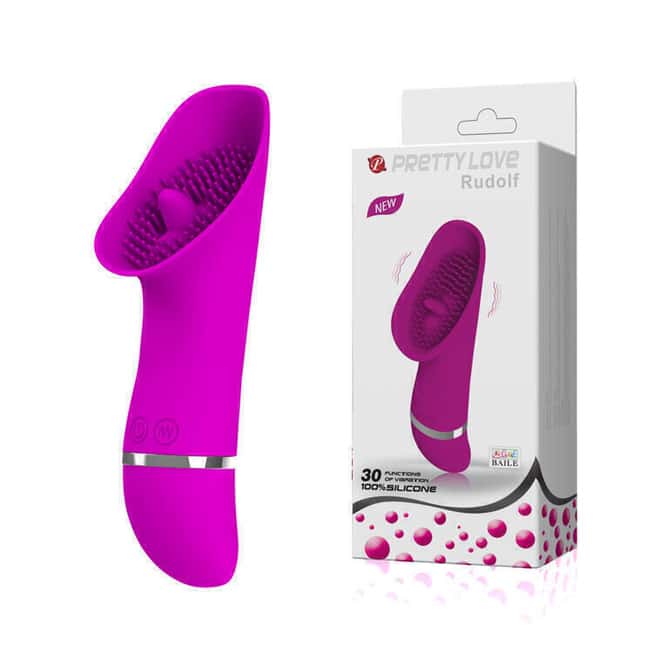 Pretty Love Rudolf Stimulator Fuchsia Rung Mạnh 15cm