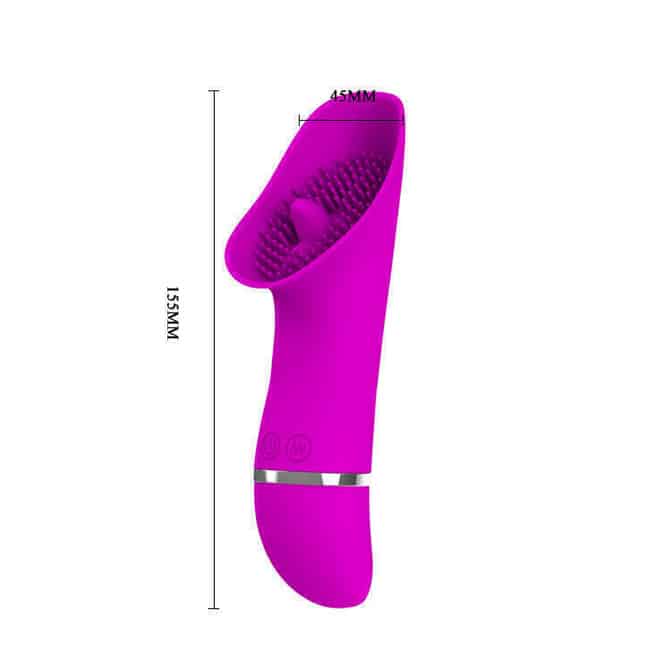 Pretty Love Rudolf Stimulator Fuchsia Rung Mạnh 15cm