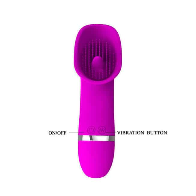 Pretty Love Rudolf Stimulator Fuchsia Rung Mạnh 15cm