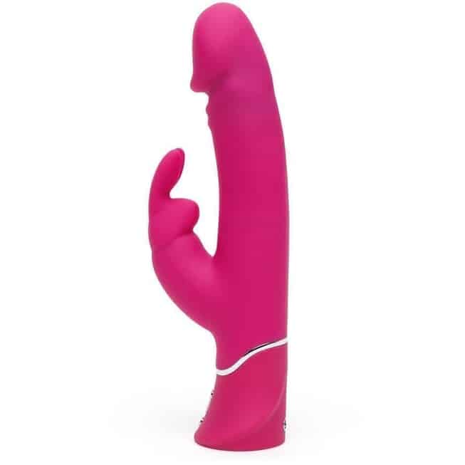 Happy Rabbit Realistic Vibrator Hồng 24cm G-Spot Vui