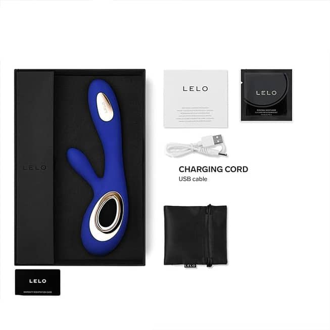 Lelo Soraya Wave Thỏ Xanh Sóng Ngón Tay