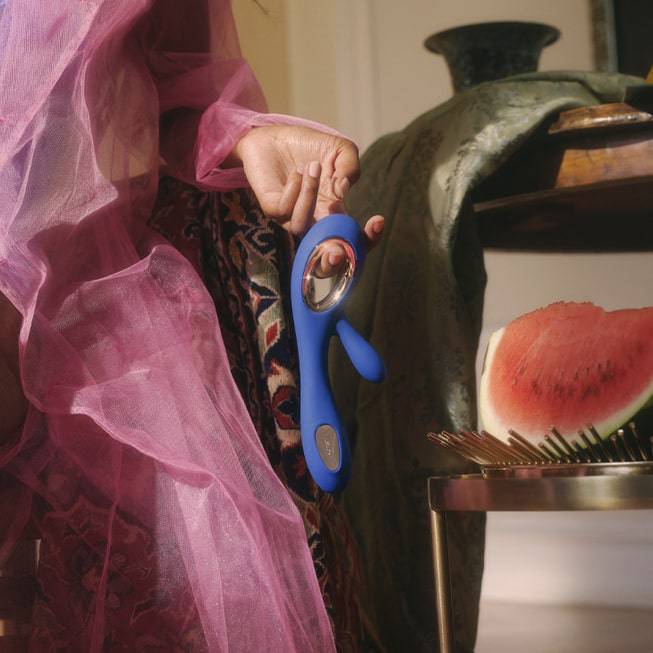 Lelo Soraya Wave Thỏ Xanh Sóng Ngón Tay