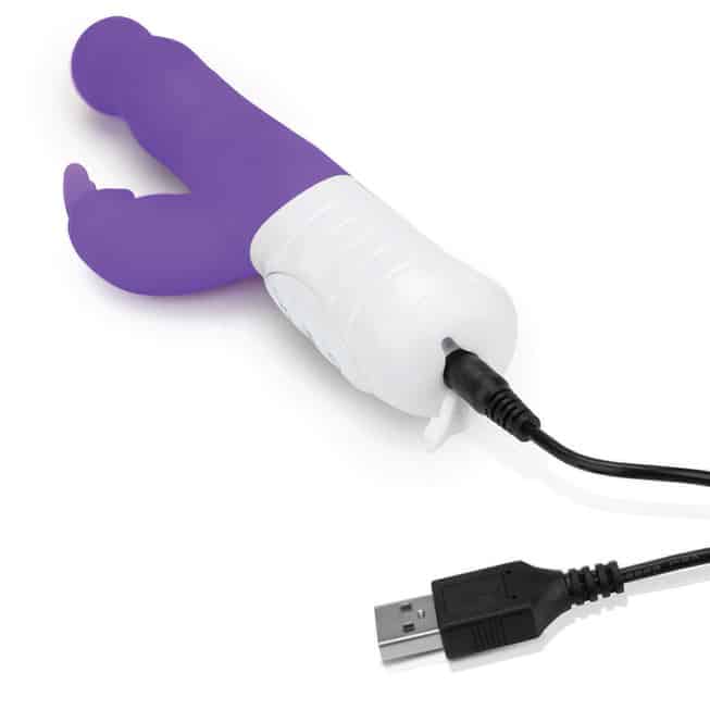 Rabbit vibe Essentials tím cong mỏng đa chế độ sướng