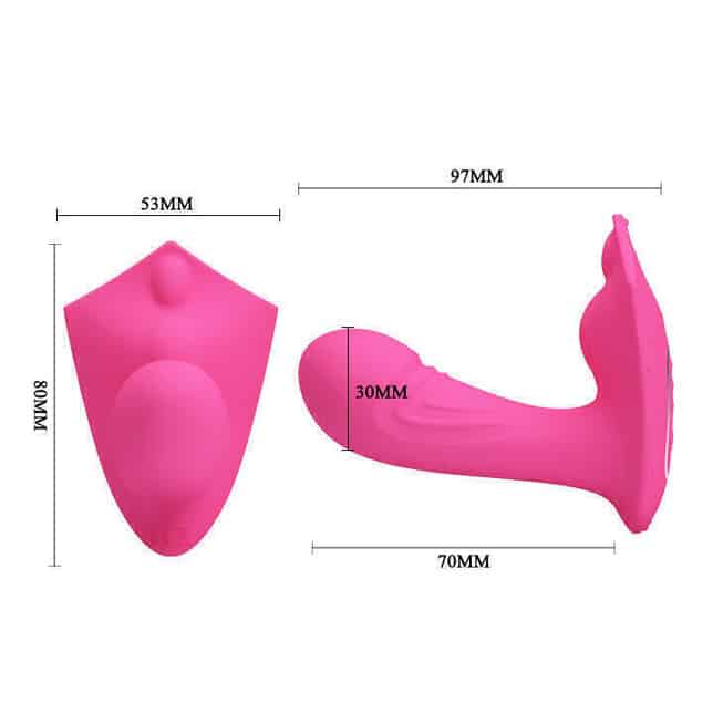 Pretty Love Walker wearable vibe remote hồng cặp đôi