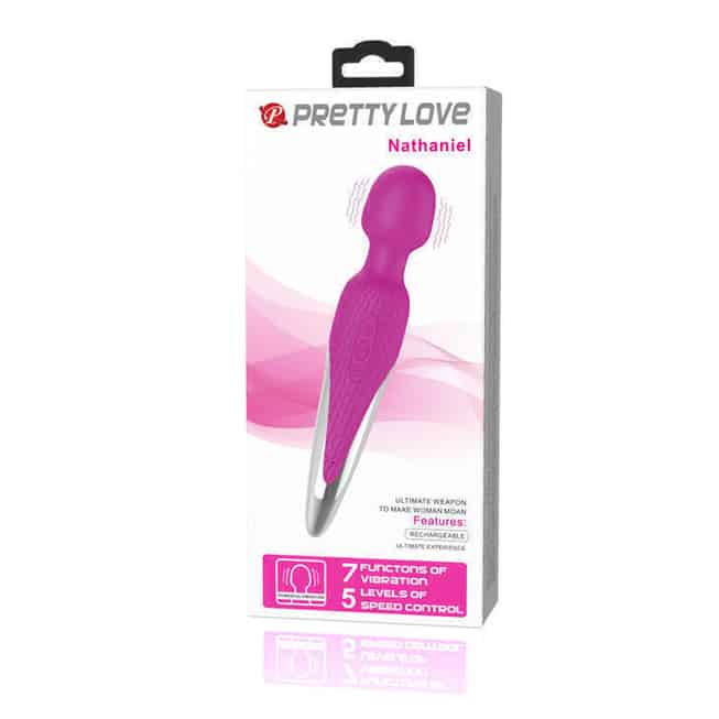 Nathaniel Pretty Love Massager Hồng Rung Mạnh Niềm Vui