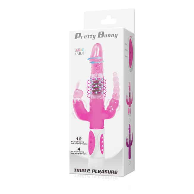 Baile Pretty Bunny Rabbit Anal Rotator Đa Tốc Độ