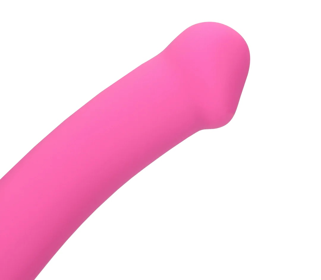Máy rung Loveline non-phallic hồng trung bình chống nước