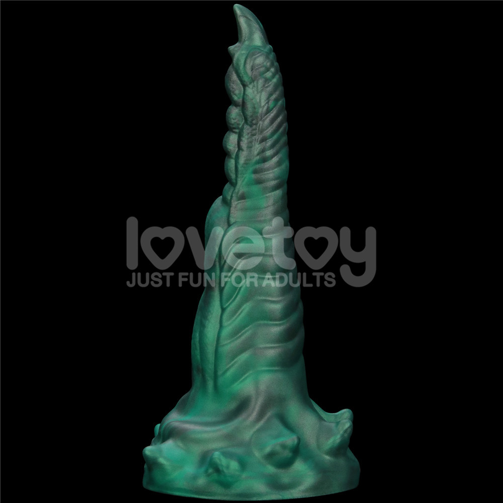 Lovetoy Savage Charm Dildo Xanh Rung 16" Dã Man