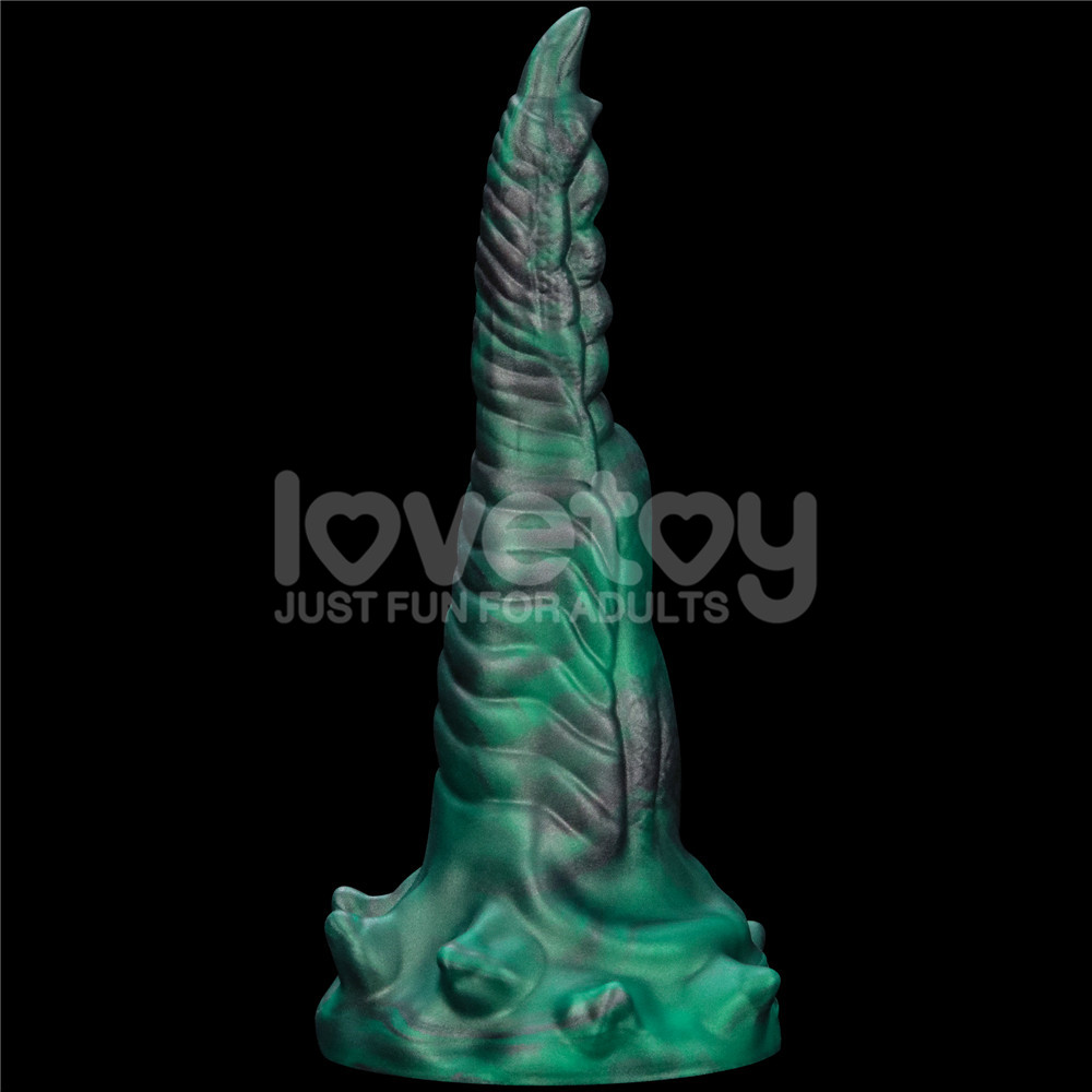 Savage Charm Lovetoy Dildo Xanh Rung 16" Dã Man