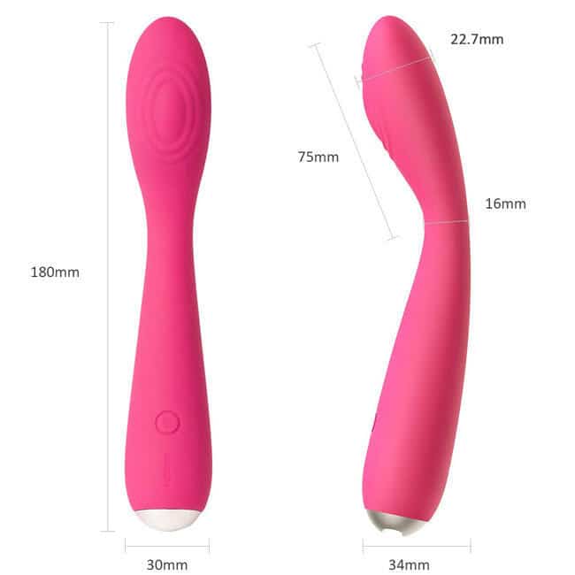 Svakom Iris G-Spot Clit Hồng Mịn Rung Đa Điểm