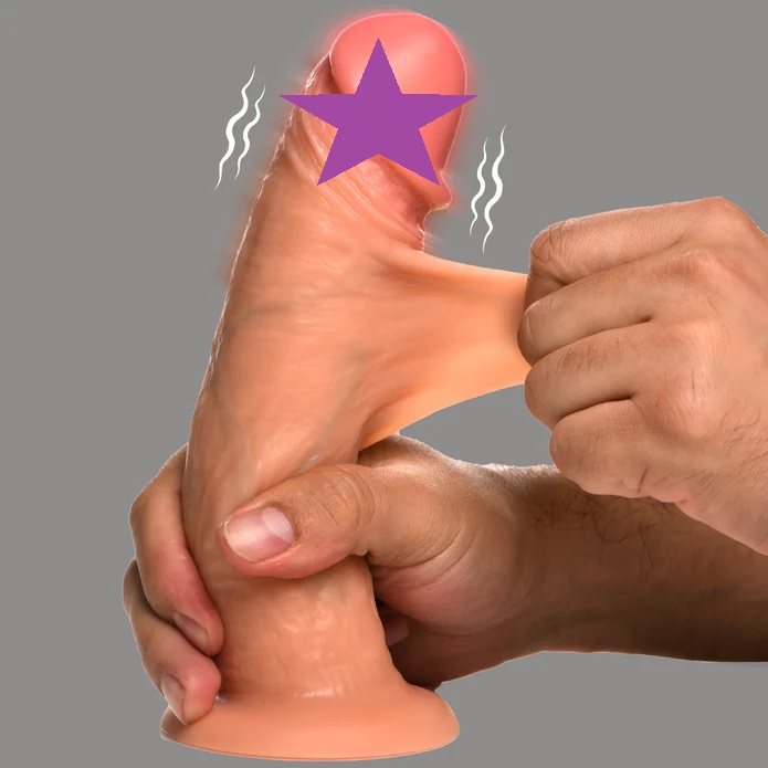 Jock 8 Inch Rung Mềm Mịn Da Thịt Mỹ Thấm Nước