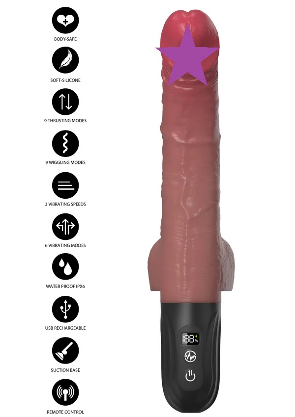 Thrust Dildo Inferno 28cm Hidden Desire Mịn Đỉnh