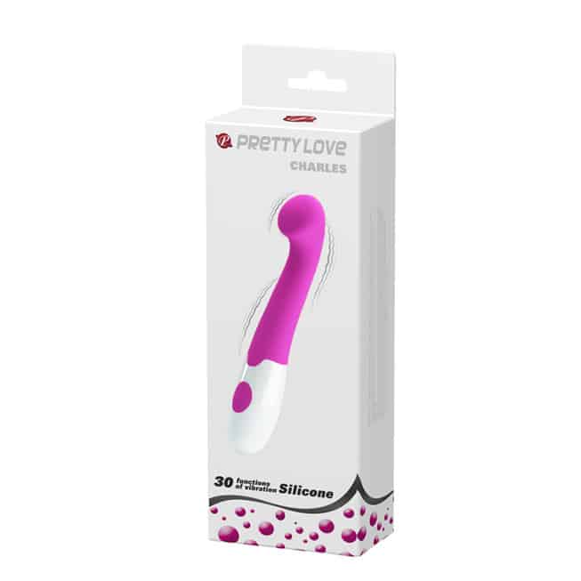 Charles Pretty Love Rung Hồng G-Spot Mịn Silicone Tuyệt Vời