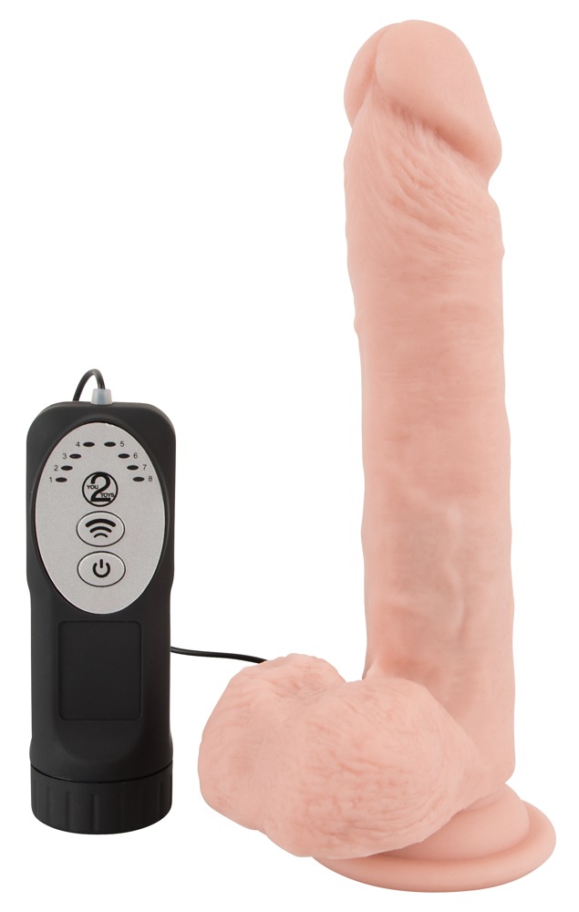 Dildo Silicone Y Tế Quay Từ Xa 21cm Thúc Gậy