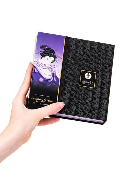 Shunga Naughty Geisha 5pc Rung Đen Khơi Gợi Nhục Dục