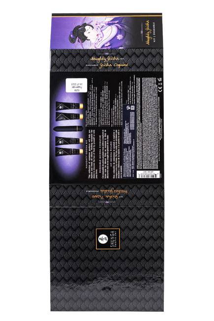 Shunga Naughty Geisha 5pc Rung Đen Khơi Gợi Nhục Dục