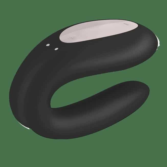 Satisfyer Double Joy Vi Bator Cặp Đôi Đen App