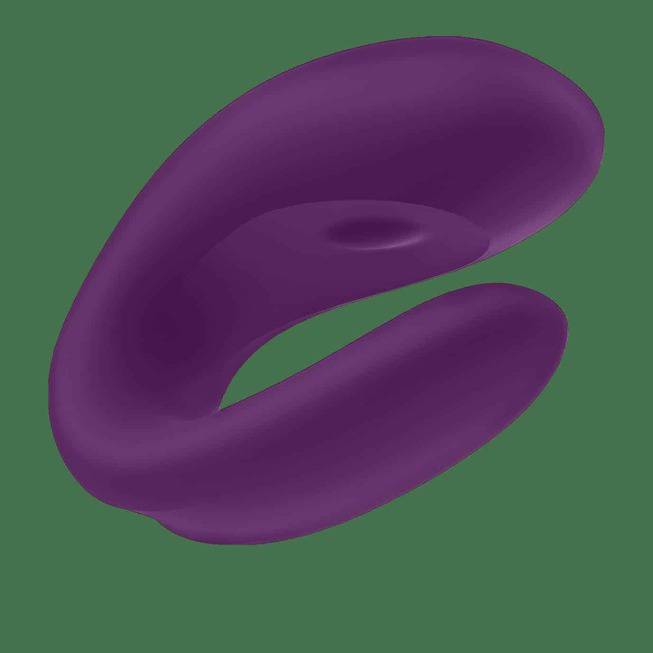 Satisfyer Double Joy вибратор пара фиолетовый app
