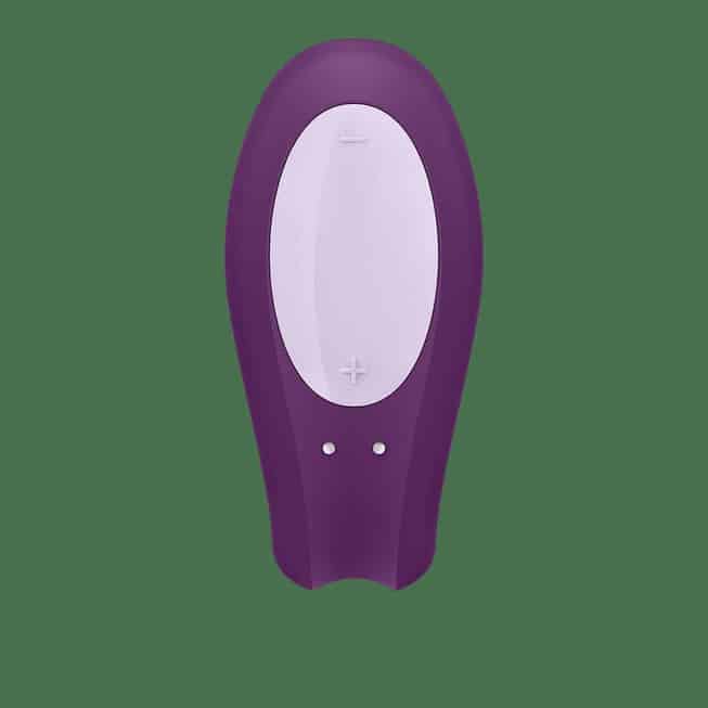 Satisfyer Double Joy вибратор пара фиолетовый app