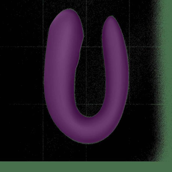 Satisfyer Double Joy вибратор пара фиолетовый app