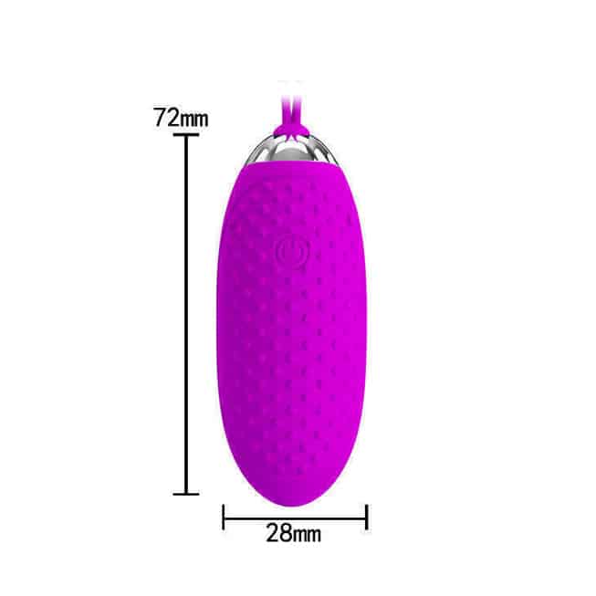 Vibro Trứng Pretty Love Joanne Hồng Tím Điều Khiển Xa